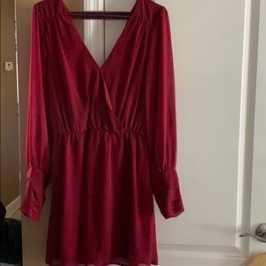 Juniors red dress, perfect for a Valentine’s date